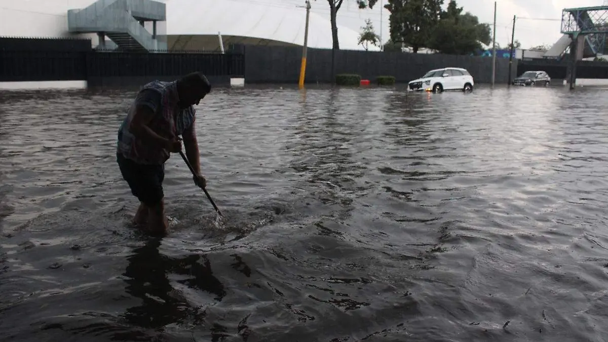 intensa lluvia en Puebla